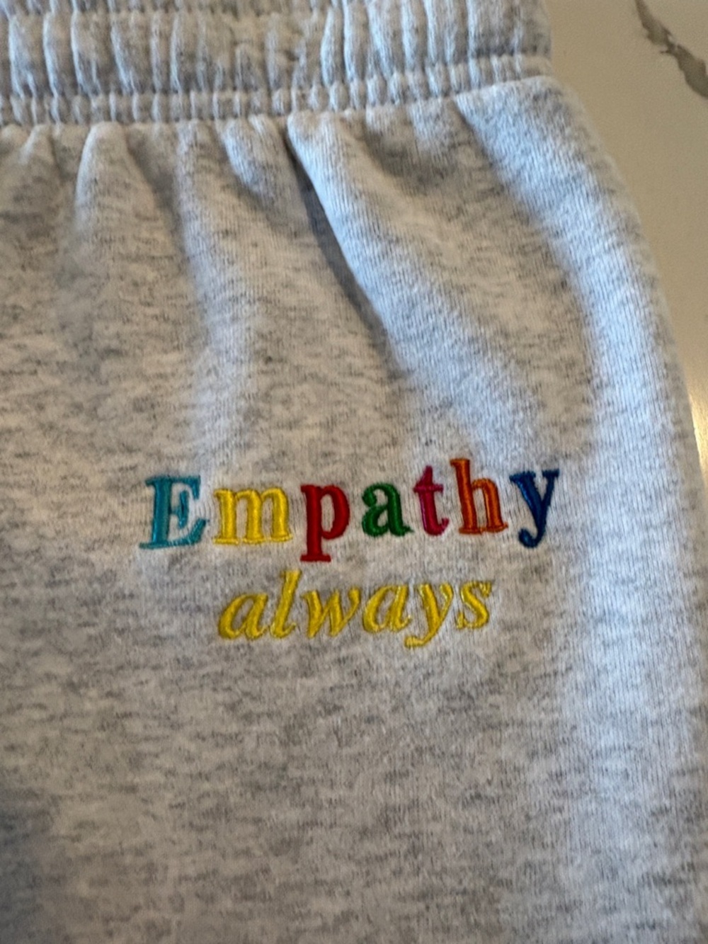Mayfair Empathy Always Joggers ~ M/L ~ Light Heathered Grey